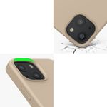 Husa pentru Apple iPhone 13 Mini, Silicon, Maro, 55877.154, Kwmobile fotografia produsului View 9 S