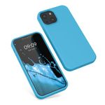 Husa pentru Apple iPhone 13 Mini, Silicon, Albastru, 55877.23, Kwmobile fotografia produsului View 2 S