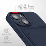 Husa pentru Apple iPhone 13 Mini, Silicon, Albastru, 55938.17, Kwmobile fotografia produsului View 4 S