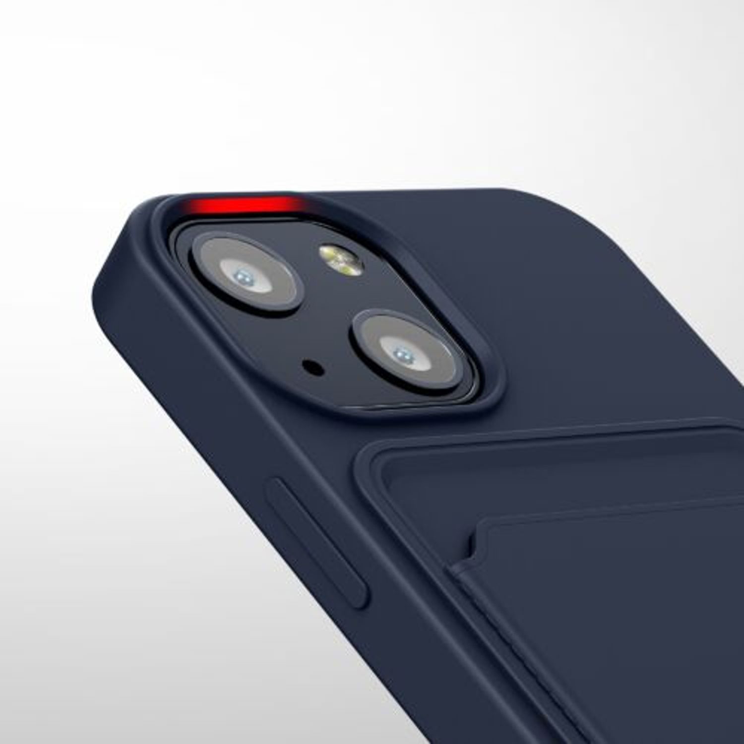 Husa pentru Apple iPhone 13 Mini, Silicon, Albastru, 55938.17, Kwmobile fotografia produsului View 9 L
