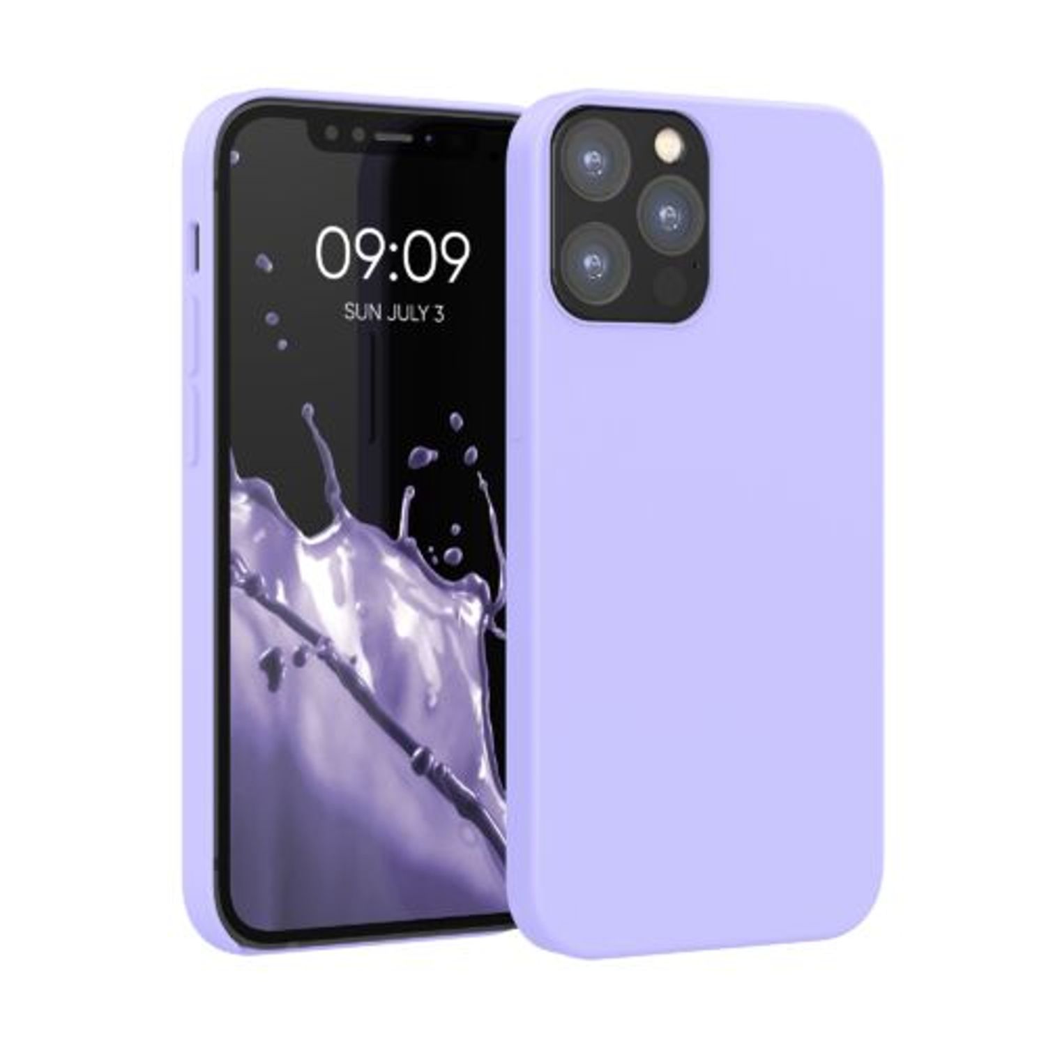Husa pentru iPhone 12/iPhone 12 Pro, Silicon, Mov, 52641.108 fotografia produsului