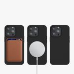 Husa pentru Apple iPhone 13 Pro, Silicon, Negru, 56560.01, Kwmobile fotografia produsului View 11 S