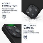Husa pentru Apple iPhone 13 Pro, Silicon, Negru, 56560.01, Kwmobile fotografia produsului View 4 S