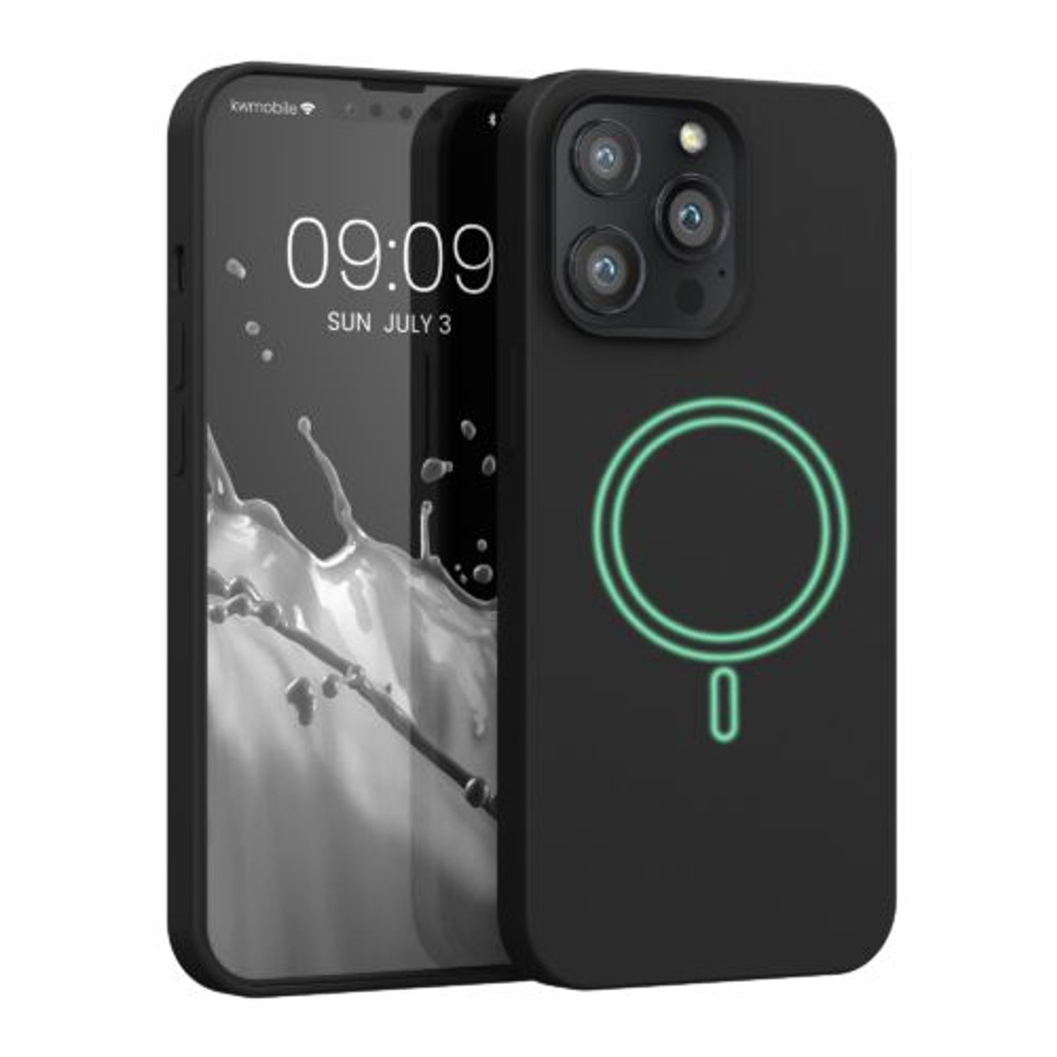 Husa pentru Apple iPhone 13 Pro, Silicon, Negru, 56560.01, Kwmobile fotografia produsului