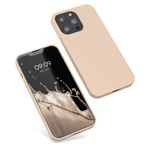 Husa pentru Apple iPhone 13 Pro, Silicon, Crem, 55958.154, Kwmobile fotografia produsului View 2 S