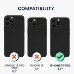 Husa pentru Apple iPhone 13 Pro, Silicon, Albastru, 55962.202, Kwmobile fotografia produsului View 7 S