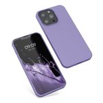 Husa pentru Apple iPhone 13 Pro, Silicon, Mov, 55962.222, Kwmobile fotografia produsului View 2 S