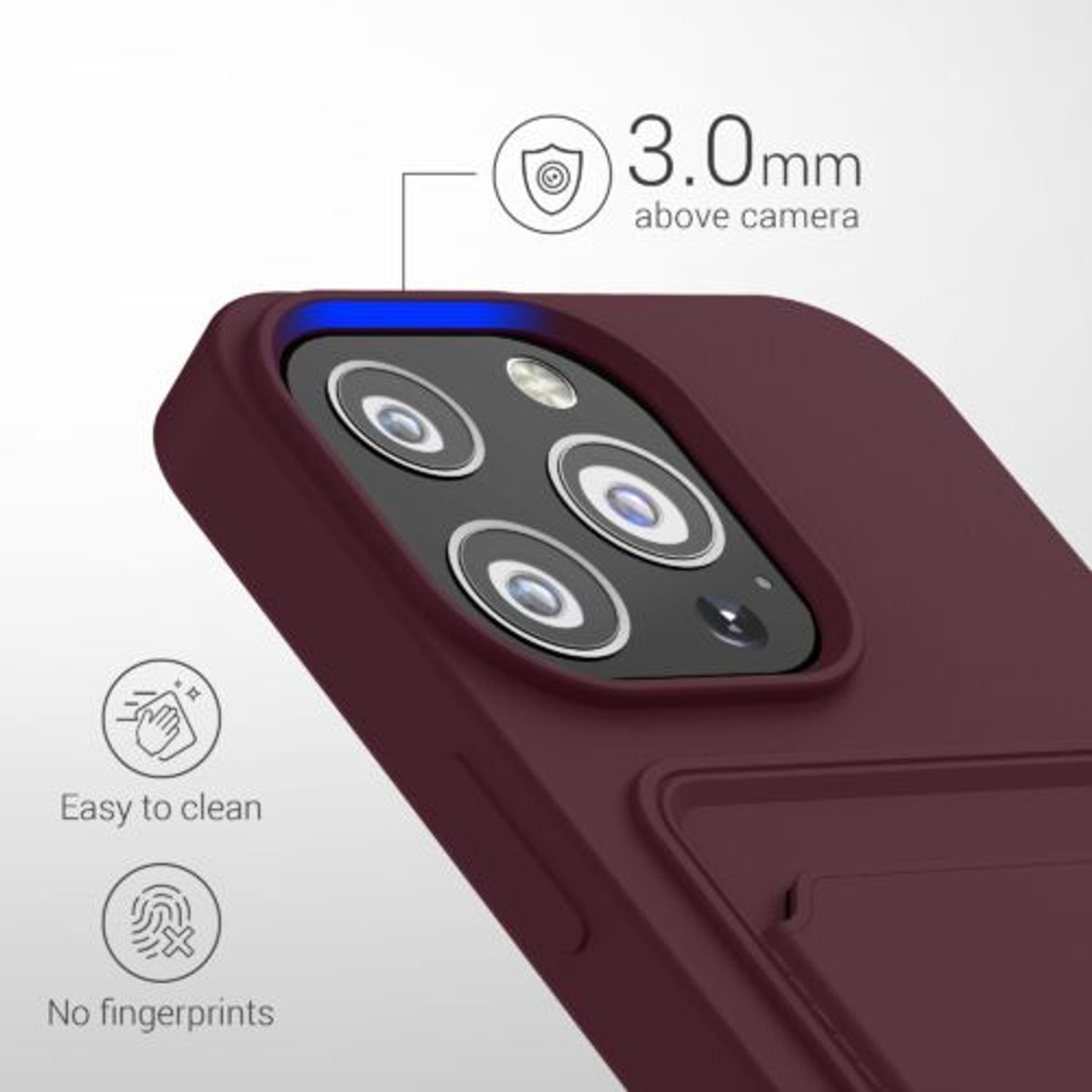Husa pentru Apple iPhone 13 Pro, Silicon, Violet, 55969.190, Kwmobile fotografia produsului View 4 L