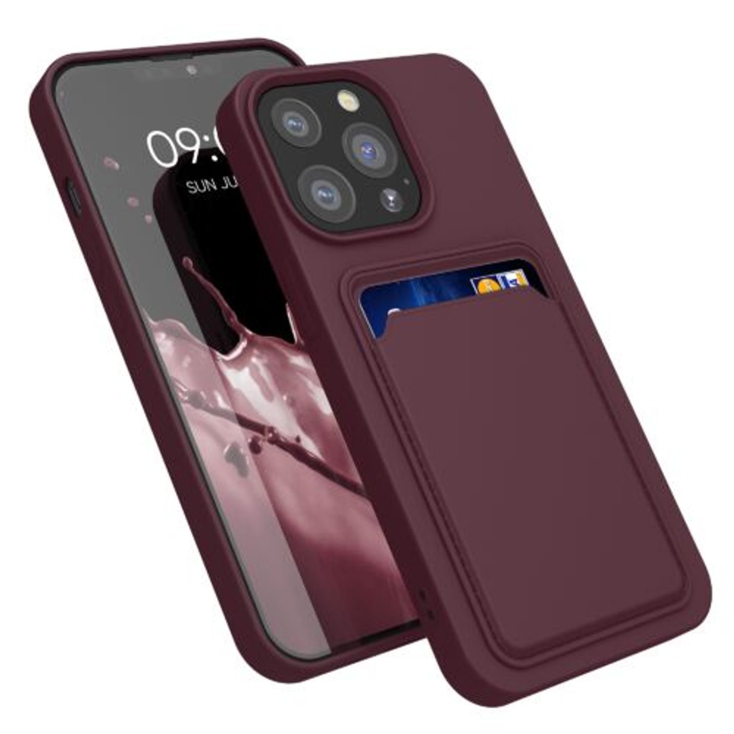 Husa pentru Apple iPhone 13 Pro, Silicon, Violet, 55969.190, Kwmobile fotografia produsului