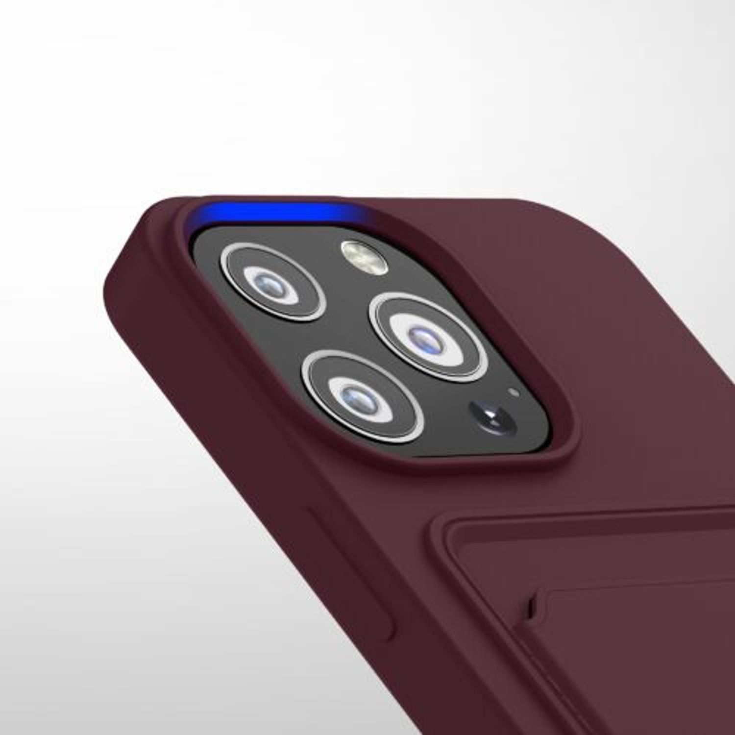 Husa pentru Apple iPhone 13 Pro, Silicon, Violet, 55969.190, Kwmobile fotografia produsului View 9 L
