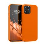 Husa pentru Apple iPhone 13 Pro Max, Silicon, Portocaliu, 55970.69, Kwmobile fotografia produsului