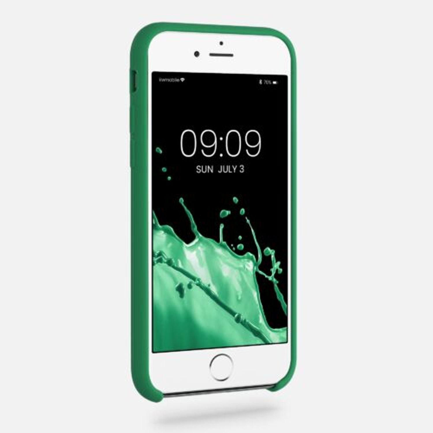 Husa pentru Apple iPhone 6/iPhone 6s, Silicon, Verde, 40223.227, Kwmobile fotografia produsului View 3 L