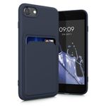 Husa pentru Apple iPhone 8/iPhone 7/iPhone SE 2, Silicon, Albastru, 55117.17, Kwmobile fotografia produsului View 2 S