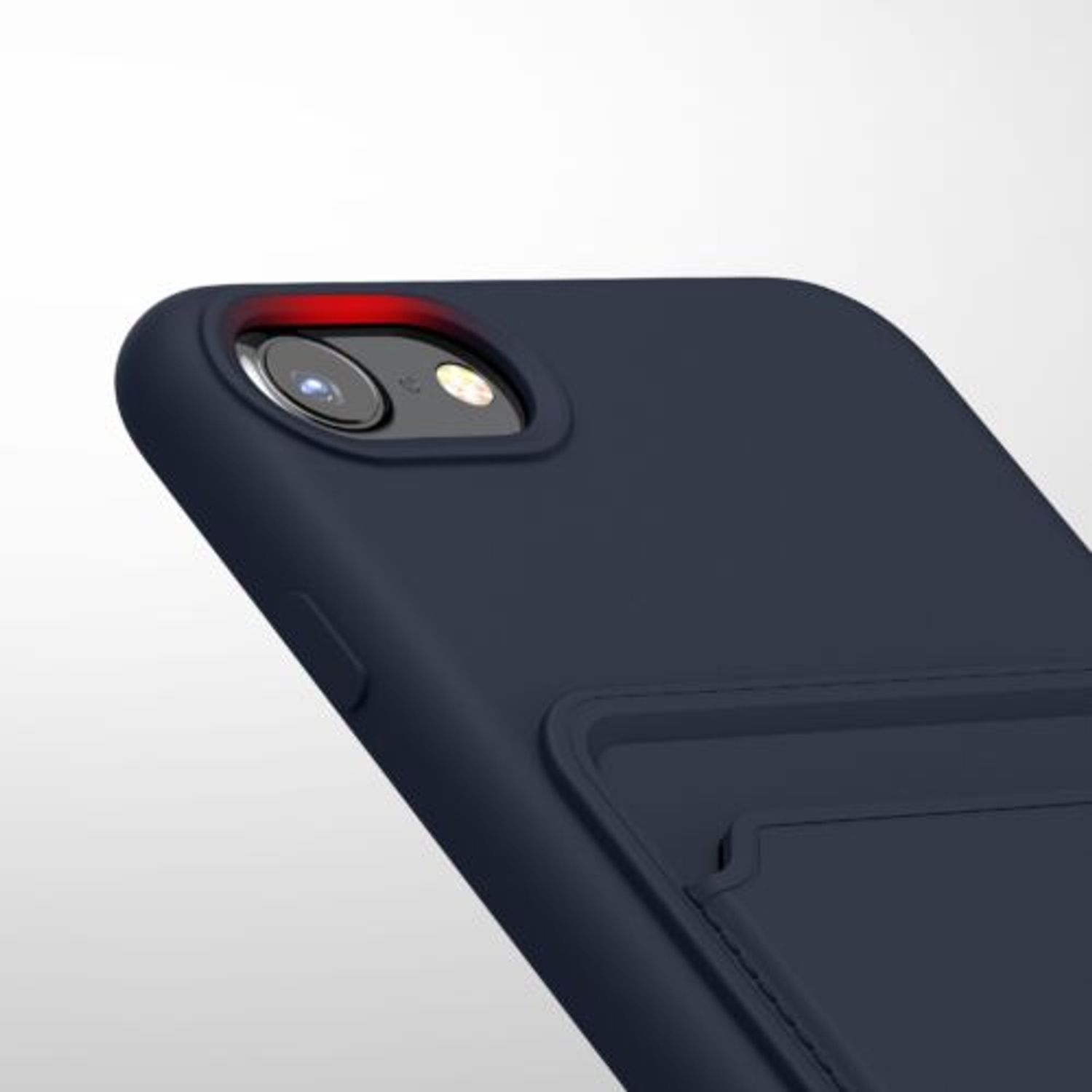 Husa pentru Apple iPhone 8/iPhone 7/iPhone SE 2, Silicon, Albastru, 55117.17, Kwmobile fotografia produsului View 9 L