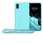 Husa pentru Apple iPhone X/iPhone XS, Silicon, Verde, 49915.23, Kwmobile fotografia produsului View 7 S