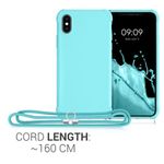 Husa pentru Apple iPhone X/iPhone XS, Silicon, Verde, 49915.23, Kwmobile fotografia produsului View 4 S