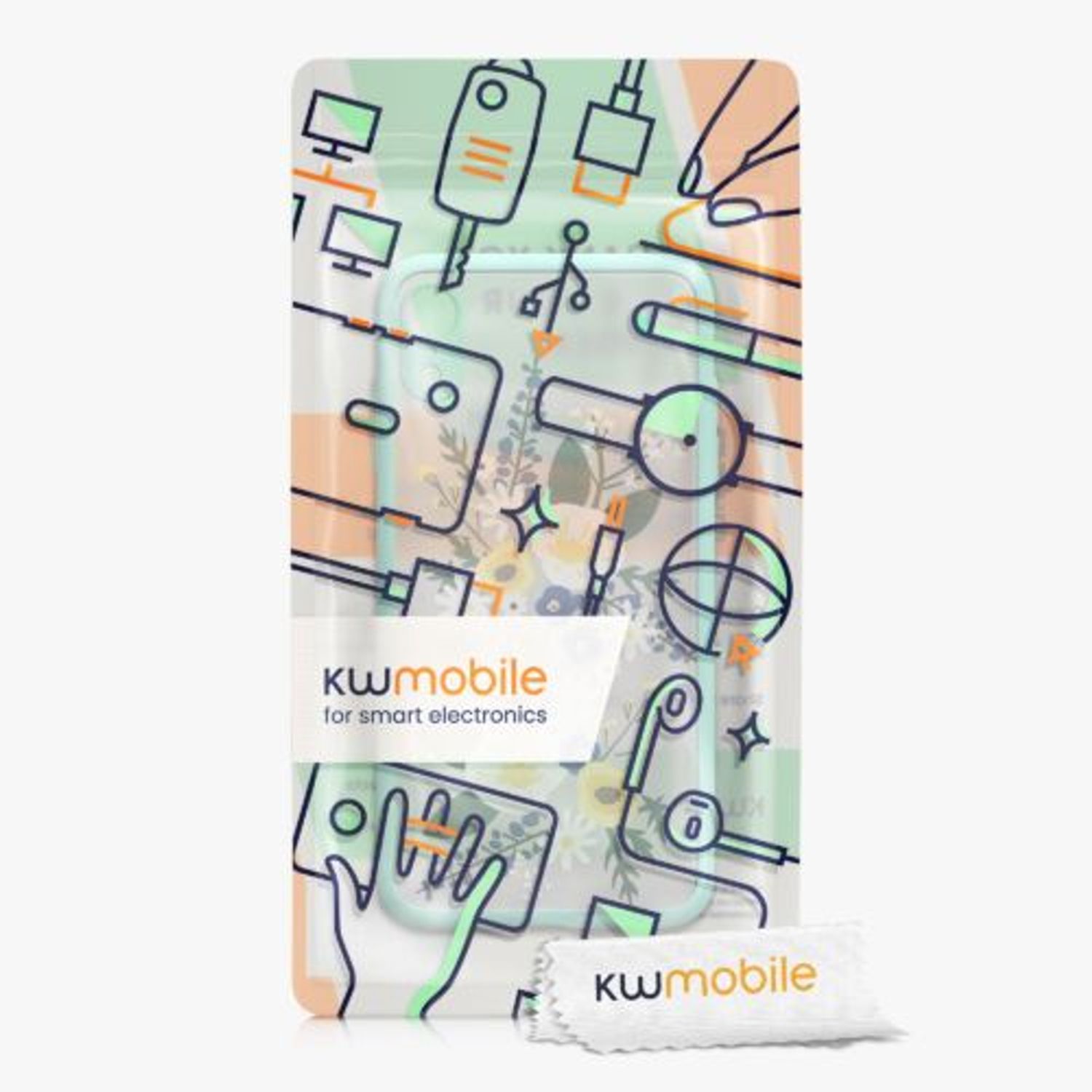 Husa pentru Apple iPhone XR, Silicon, Multicolor, 56494.02, Kwmobile fotografia produsului View 8 L