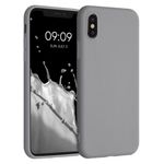 Husa pentru Apple iPhone X/iPhone XS, Silicon, Gri, 42492.155, Kwmobile fotografia produsului