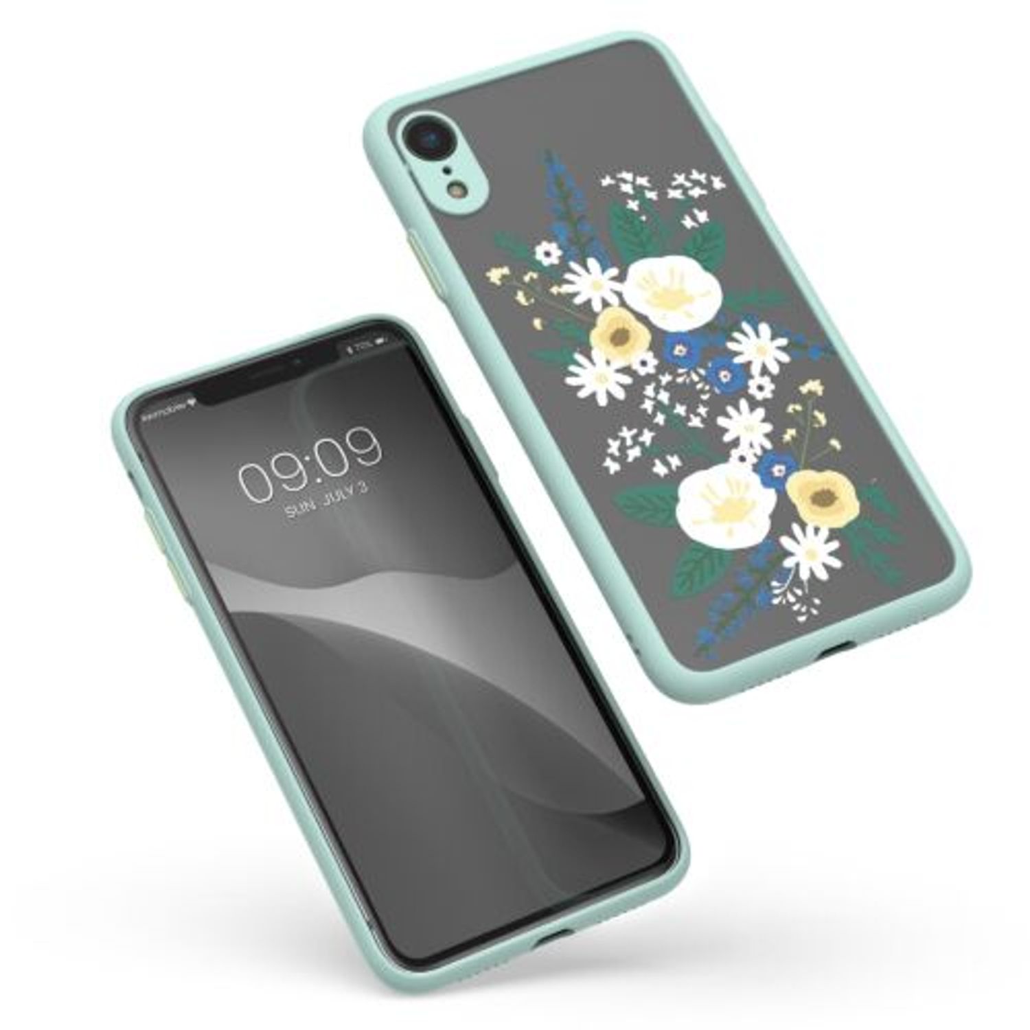 Husa pentru Apple iPhone XR, Silicon, Multicolor, 56494.02, Kwmobile fotografia produsului View 2 L