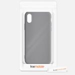 Husa pentru Apple iPhone X/iPhone XS, Silicon, Gri, 42492.155, Kwmobile fotografia produsului View 5 S