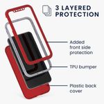 Husa pentru Apple iPhone XR, Plastic, Rosu, 56429.09, Kwmobile fotografia produsului View 3 S