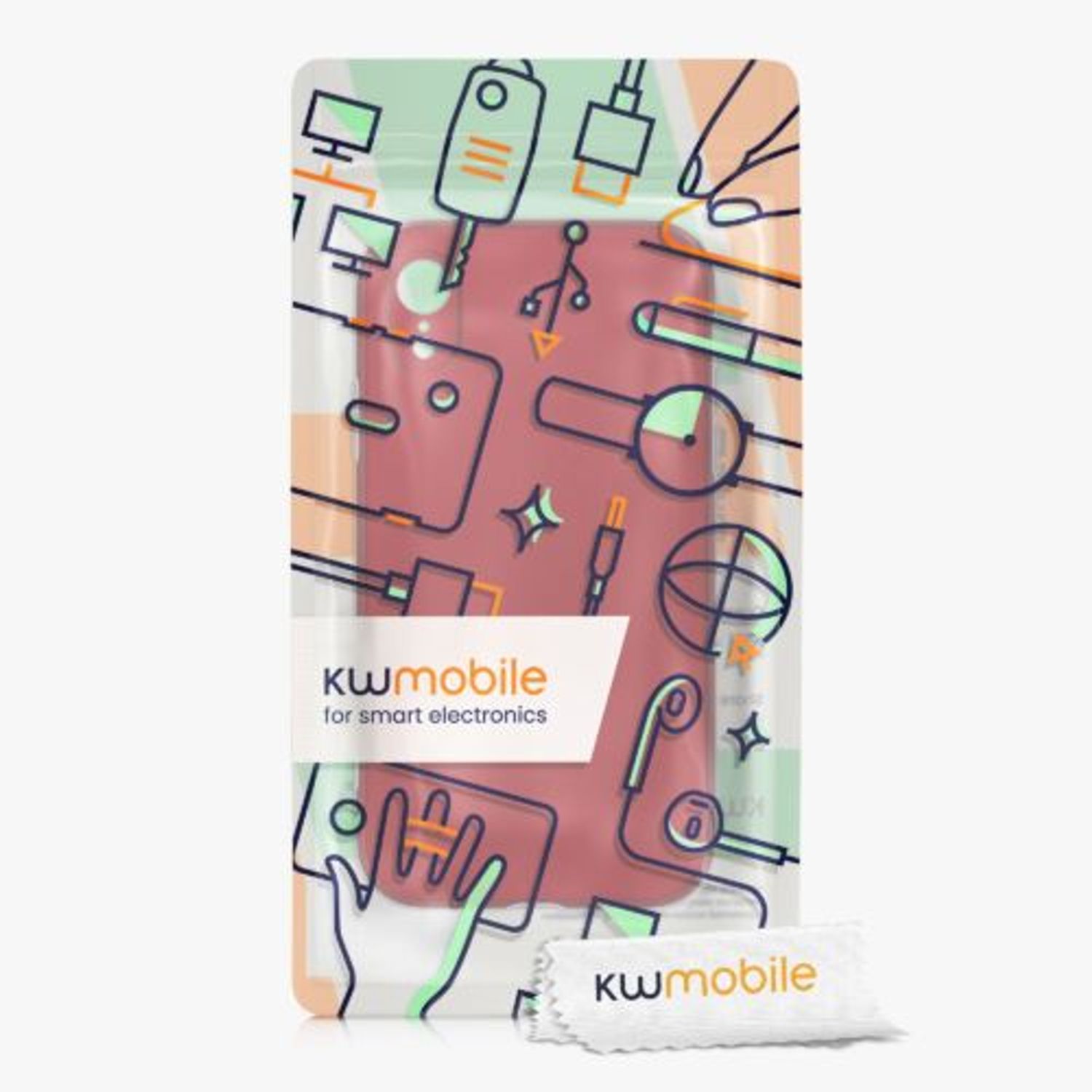 Husa pentru Apple iPhone XR, Plastic, Rosu, 56429.09, Kwmobile fotografia produsului View 9 L