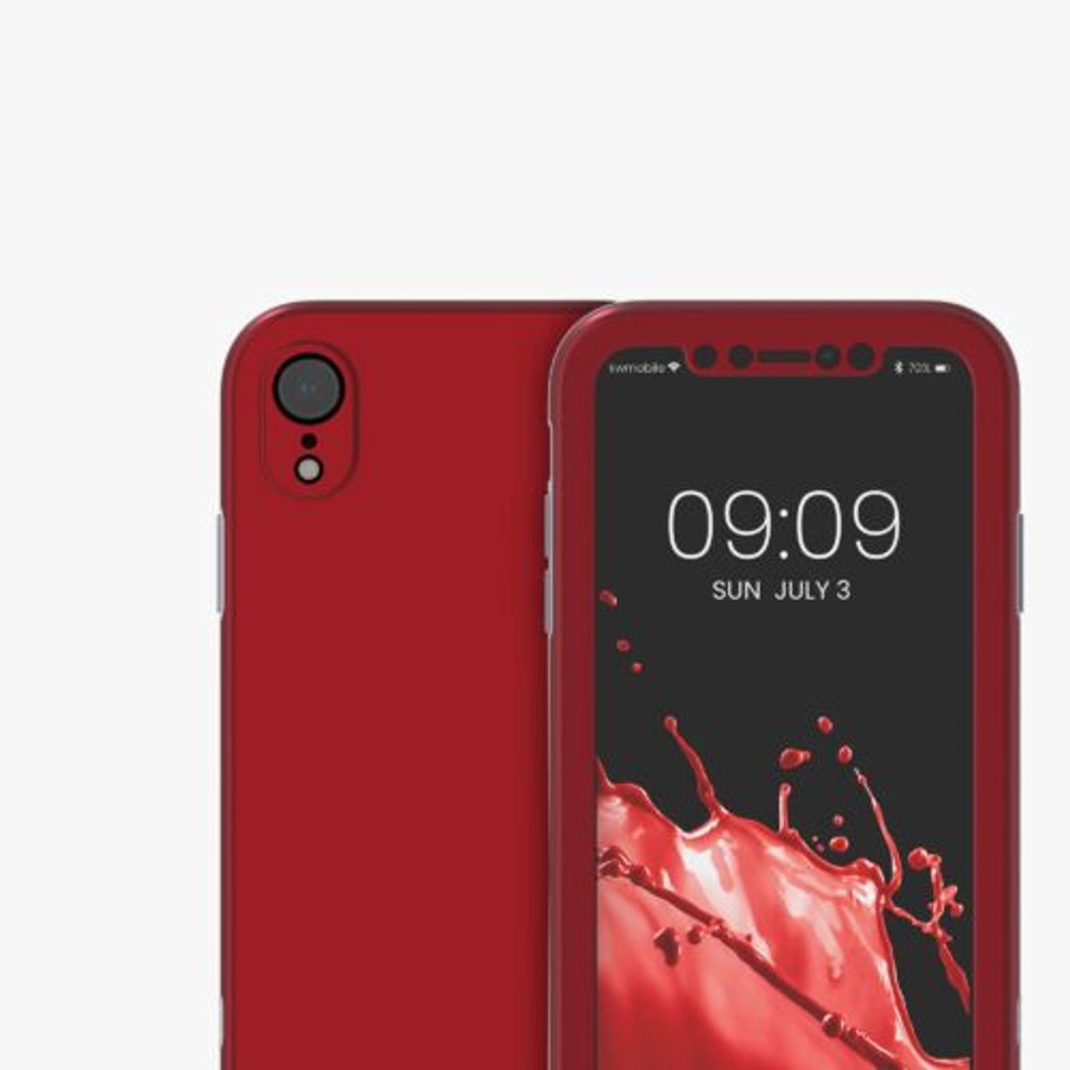 Husa pentru Apple iPhone XR, Plastic, Rosu, 56429.09, Kwmobile fotografia produsului View 10 L
