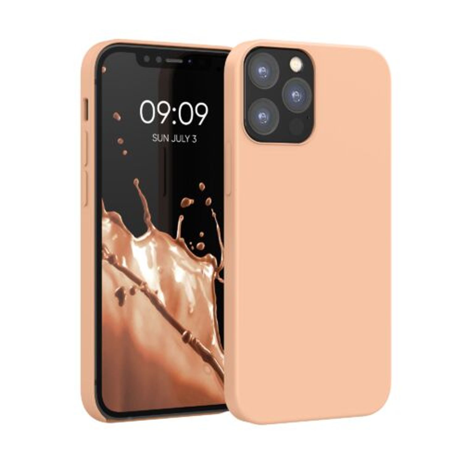 Husa pentru Apple iPhone 12/iPhone 12 Pro, Silicon, Crem, 52641.138 fotografia produsului