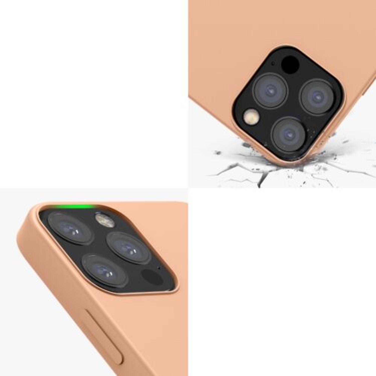 Husa pentru Apple iPhone 12/iPhone 12 Pro, Silicon, Crem, 52641.138 fotografia produsului View 8 L