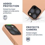 Husa pentru Apple iPhone 12/iPhone 12 Pro, Silicon, Crem, 52641.138 fotografia produsului View 4 S