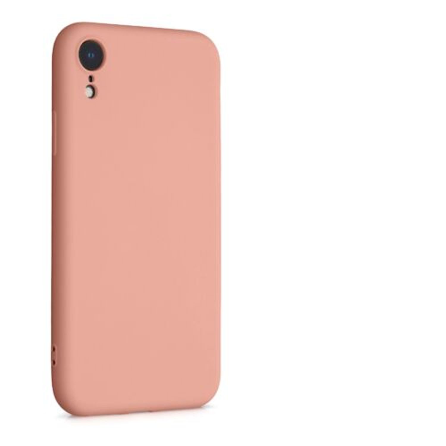 Husa pentru Apple iPhone XR, Silicon, Roz, 49983.199, Kwmobile fotografia produsului View 9 L
