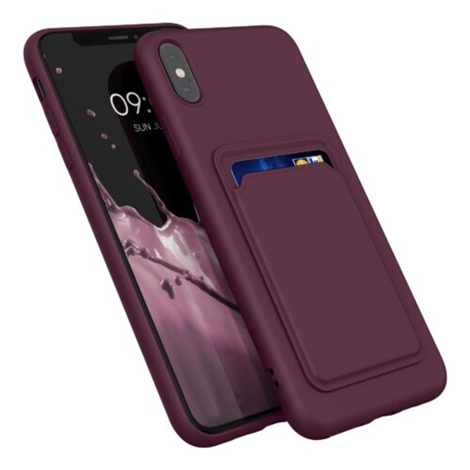 Husa pentru Apple iPhone XS Max, Silicon, Violet, 55121.190, Kwmobile fotografia produsului