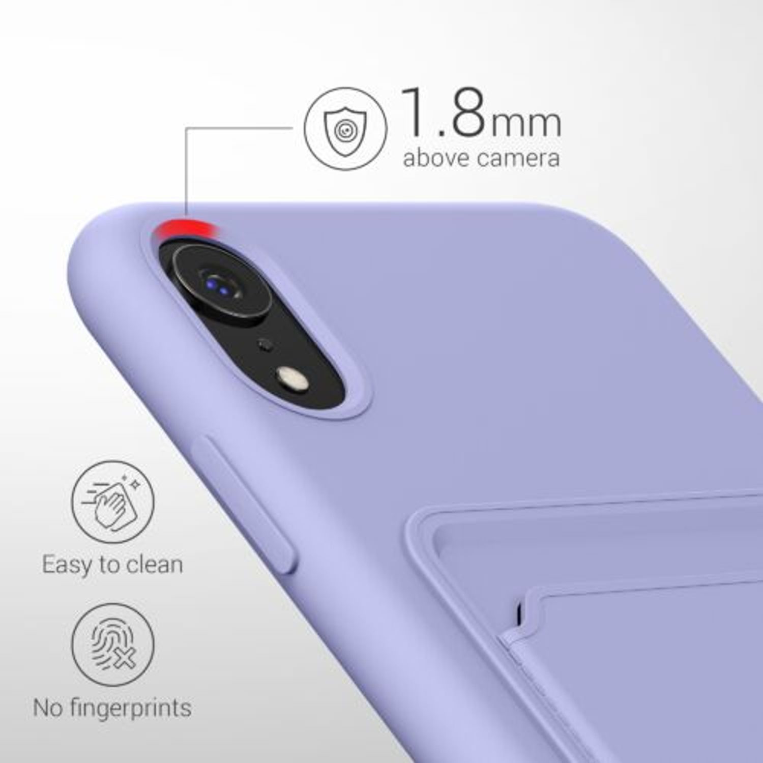 Husa pentru Apple iPhone XR, Silicon, Mov, 55116.108, Kwmobile fotografia produsului View 4 L