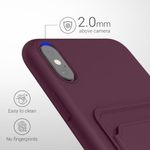 Husa pentru Apple iPhone XS Max, Silicon, Violet, 55121.190, Kwmobile fotografia produsului View 4 S