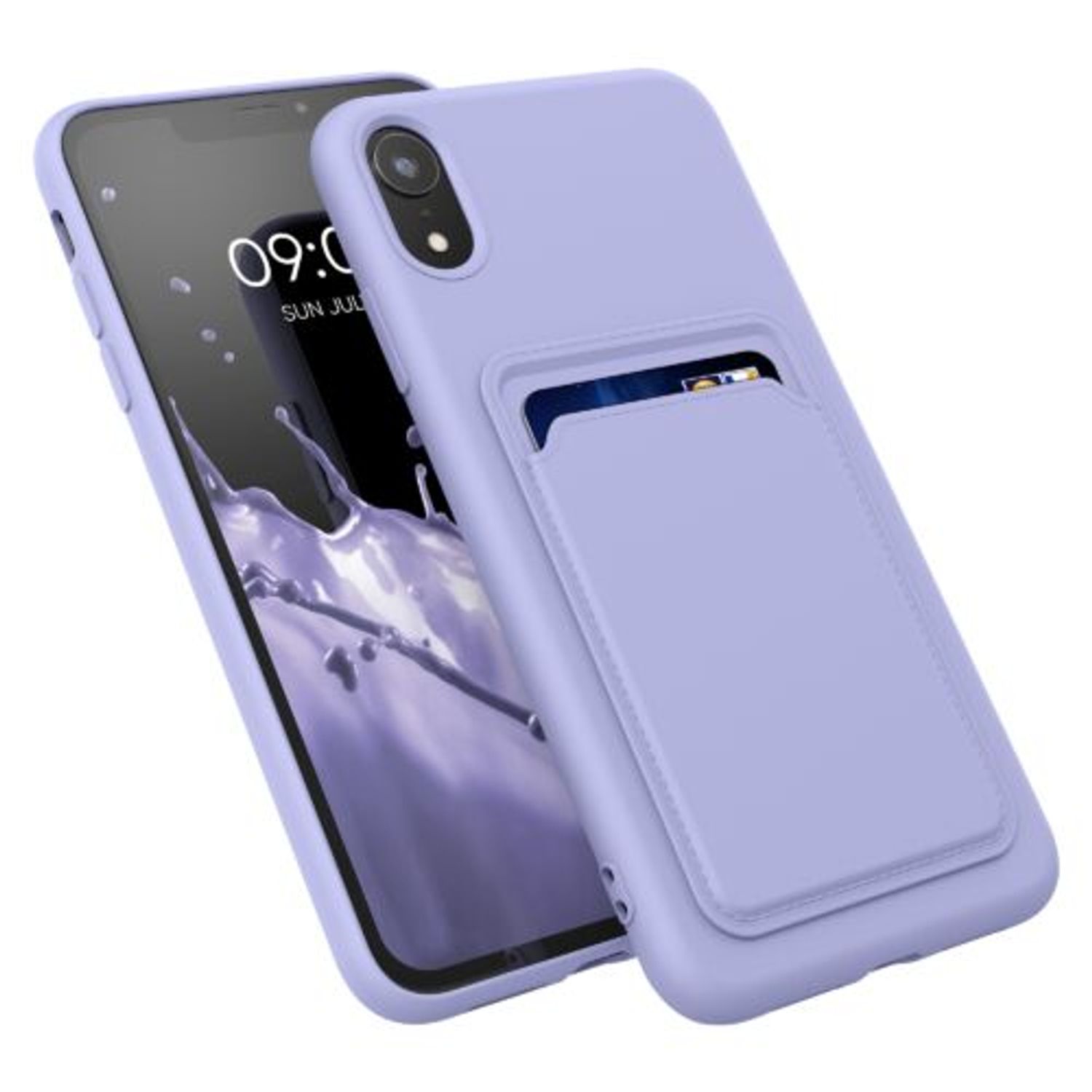 Husa pentru Apple iPhone XR, Silicon, Mov, 55116.108, Kwmobile fotografia produsului View 2 L