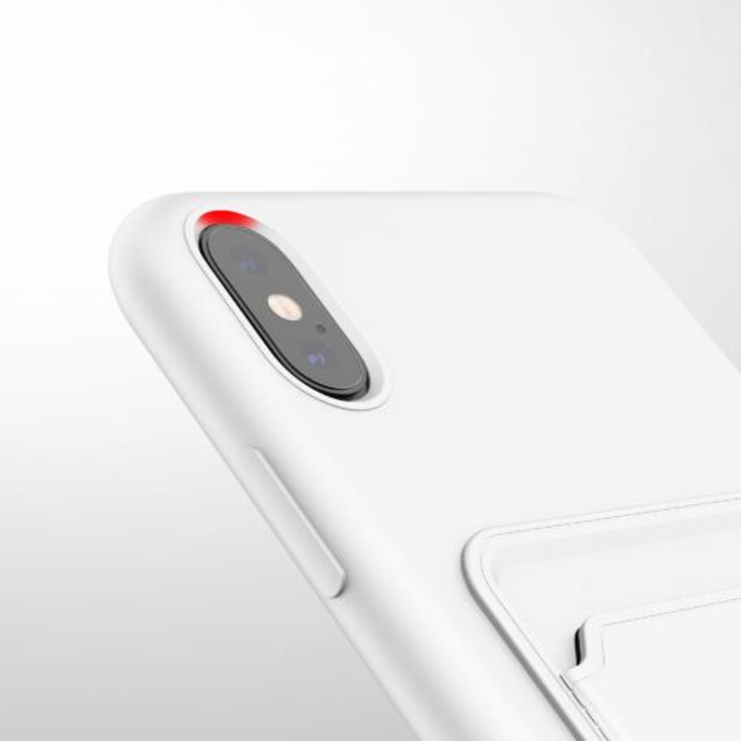 Husa pentru Apple iPhone XS Max, Silicon, Alb, 55121.02, Kwmobile fotografia produsului View 9 L