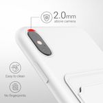 Husa pentru Apple iPhone XS Max, Silicon, Alb, 55121.02, Kwmobile fotografia produsului View 4 S