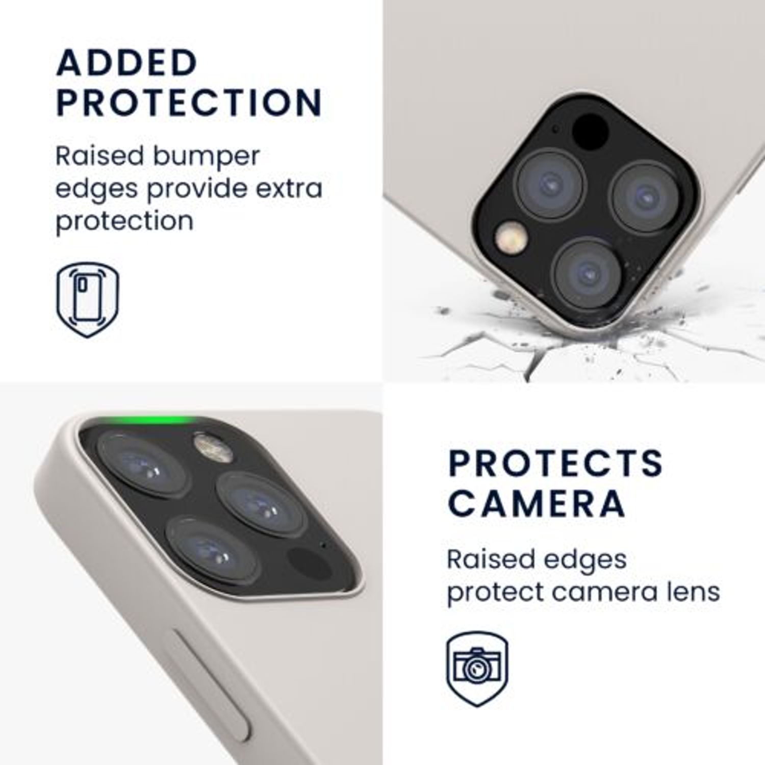 Husa pentru Apple iPhone 12/iPhone 12 Pro, Silicon, Gri, 52641.96 fotografia produsului View 8 L