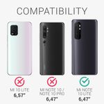 Husa pentru Xiaomi Mi Note 10 Lite, Silicon, Albastru, 52443.224, Kwmobile fotografia produsului View 4 S