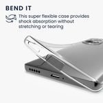 Husa pentru Huawei Nova 9, Silicon, Transparent, 56661.03, Kwmobile fotografia produsului View 3 S
