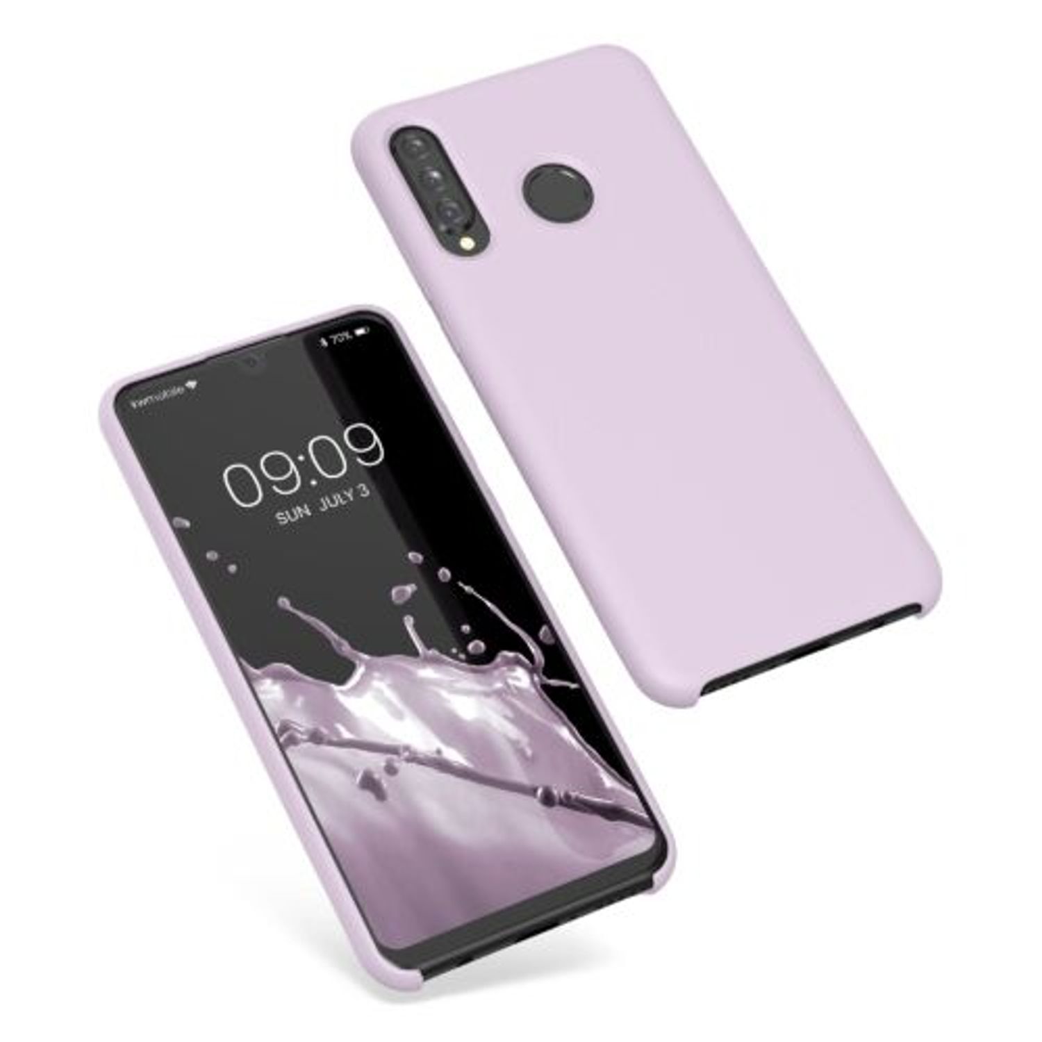 Husa pentru Huawei P30 Lite, Silicon, Mov, 47510.192, Kwmobile fotografia produsului View 2 L