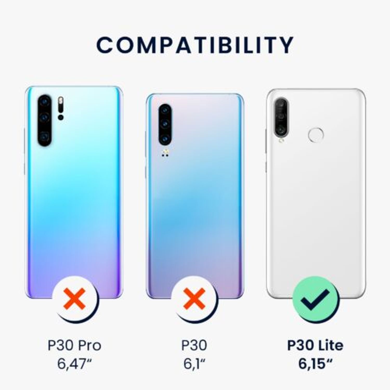 Husa pentru Huawei P30 Lite, Silicon, Mov, 47510.192, Kwmobile fotografia produsului View 6 L