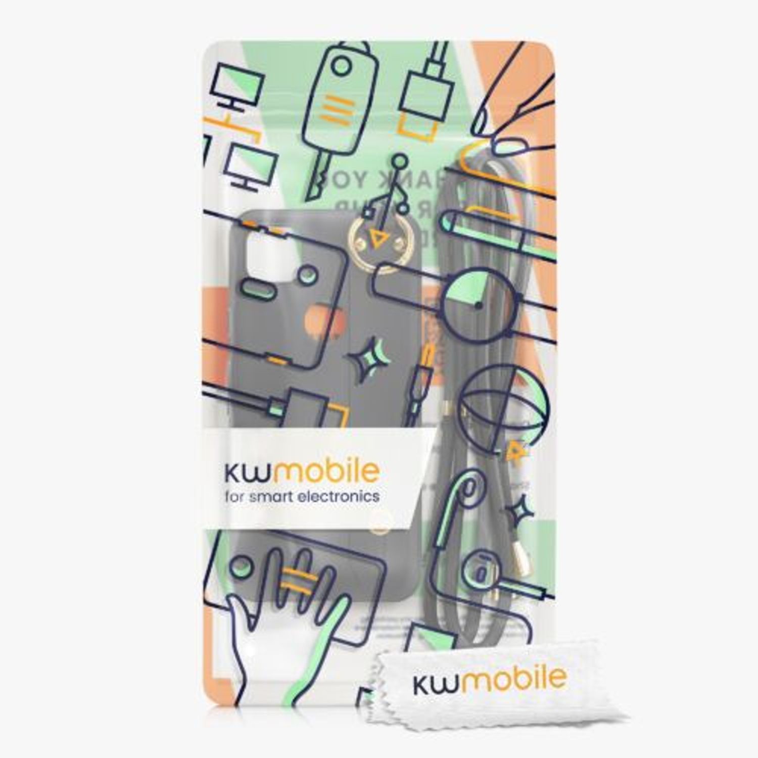 Husa pentru Google Pixel 4a, Silicon, Negru, 56466.01, Kwmobile fotografia produsului View 8 L