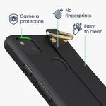 Husa pentru Google Pixel 4a, Silicon, Negru, 56466.01, Kwmobile fotografia produsului View 4 S