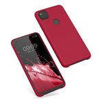 Husa pentru Google Pixel 4a, Silicon, Rosu, 52549.229, Kwmobile fotografia produsului View 9 S