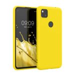 Husa pentru Google Pixel 4a, Silicon, Galben, 52357.165, Kwmobile fotografia produsului