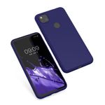 Husa pentru Google Pixel 4a, Silicon, Albastru, 52357.226, Kwmobile fotografia produsului View 2 S