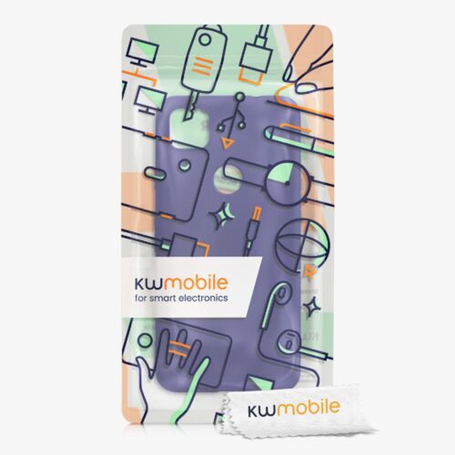 Husa pentru Google Pixel 4a, Silicon, Albastru, 52357.226, Kwmobile fotografia produsului View 8 L
