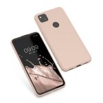 Husa pentru Google Pixel 4a, Silicon, Crem, 52357.225, Kwmobile fotografia produsului View 2 S