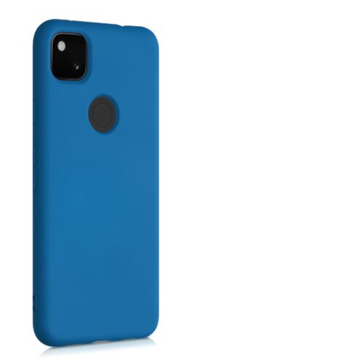Husa pentru Google Pixel 4a, Silicon, Albastru, 52622.228, Kwmobile fotografia produsului View 6 L